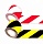 Лента Зебра усиленная 250 красно-белая/черно-желтая, шир. 75мм, толщ. 50мкм