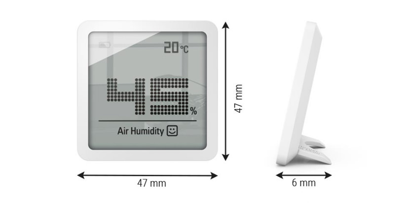 S-080, Selina little hygrometer white