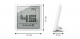 S-080, Selina little hygrometer white